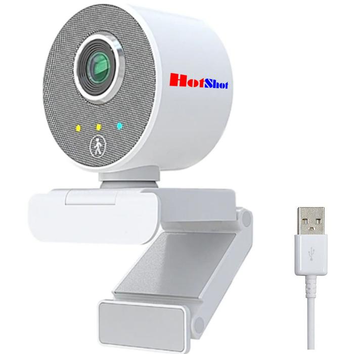 Venta de WebCam AutoTracking MXWEH-001-18 Full HD USB AutoTracking AutoFocus 1920x1080px 2MP Plástico Blanco,  HumyCam