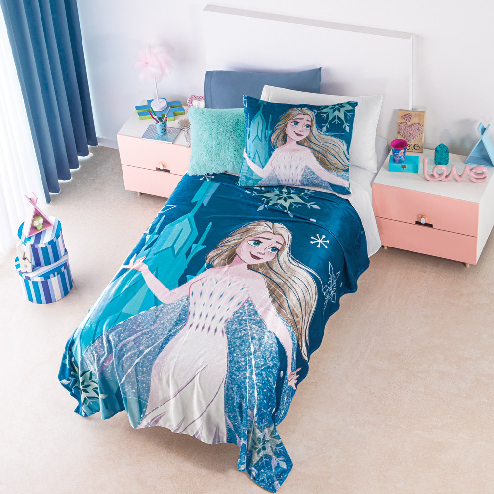 Cobertor Ligero Ultrasuave Frozen Mystical Individual