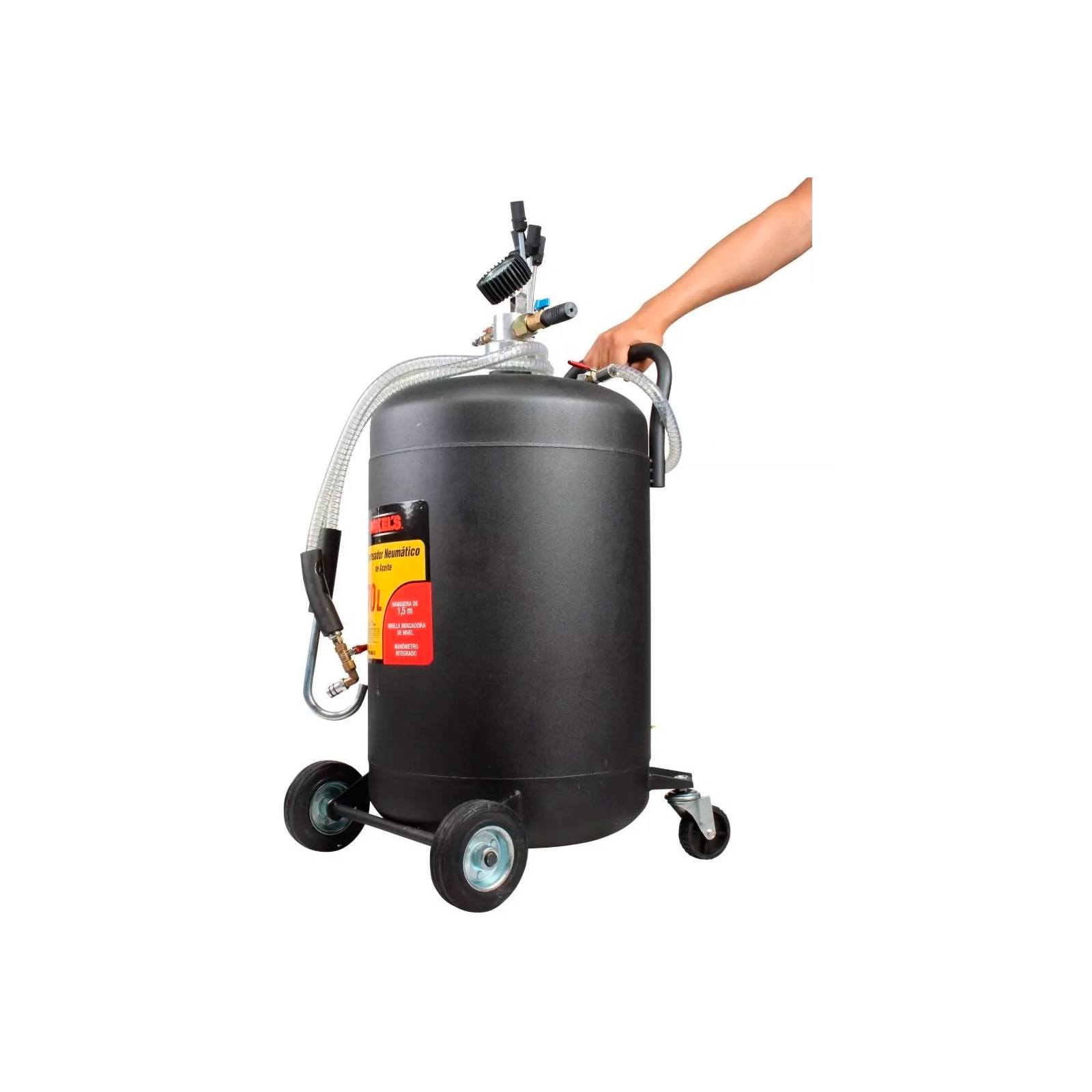 Dispensador neumático de aceite 70 lts