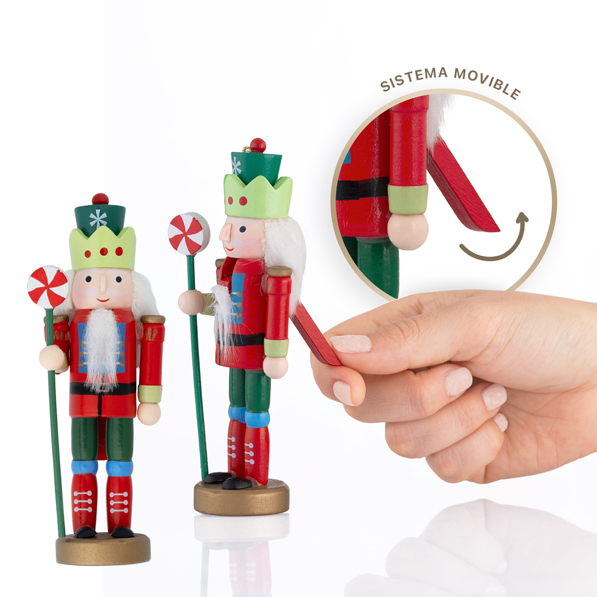 Adornos para Árbol de Navidad con Decoración Navideña (Cascanueces) ESQUIMAL