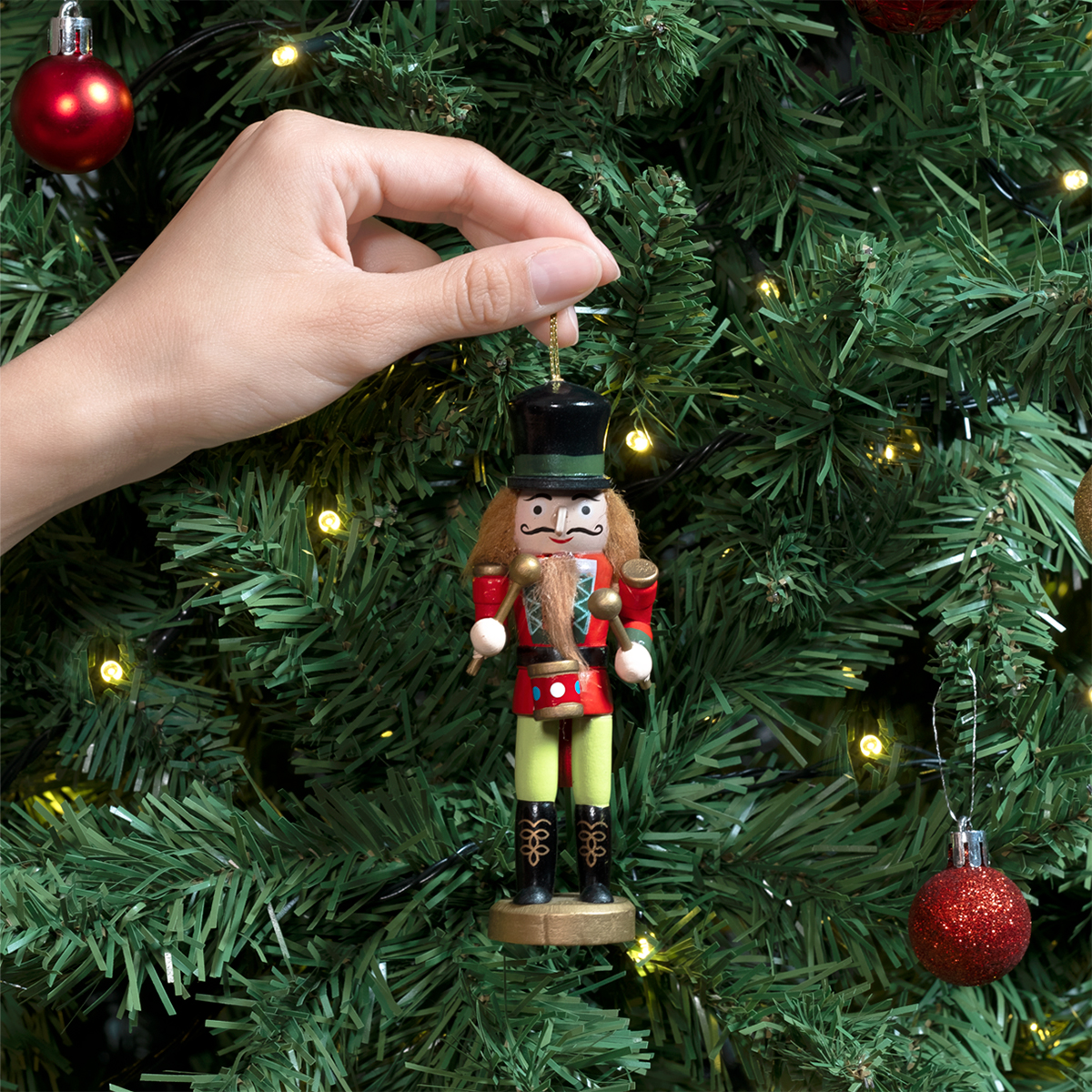 Adornos para Árbol de Navidad con Decoración Navideña (Cascanueces) ESQUIMAL