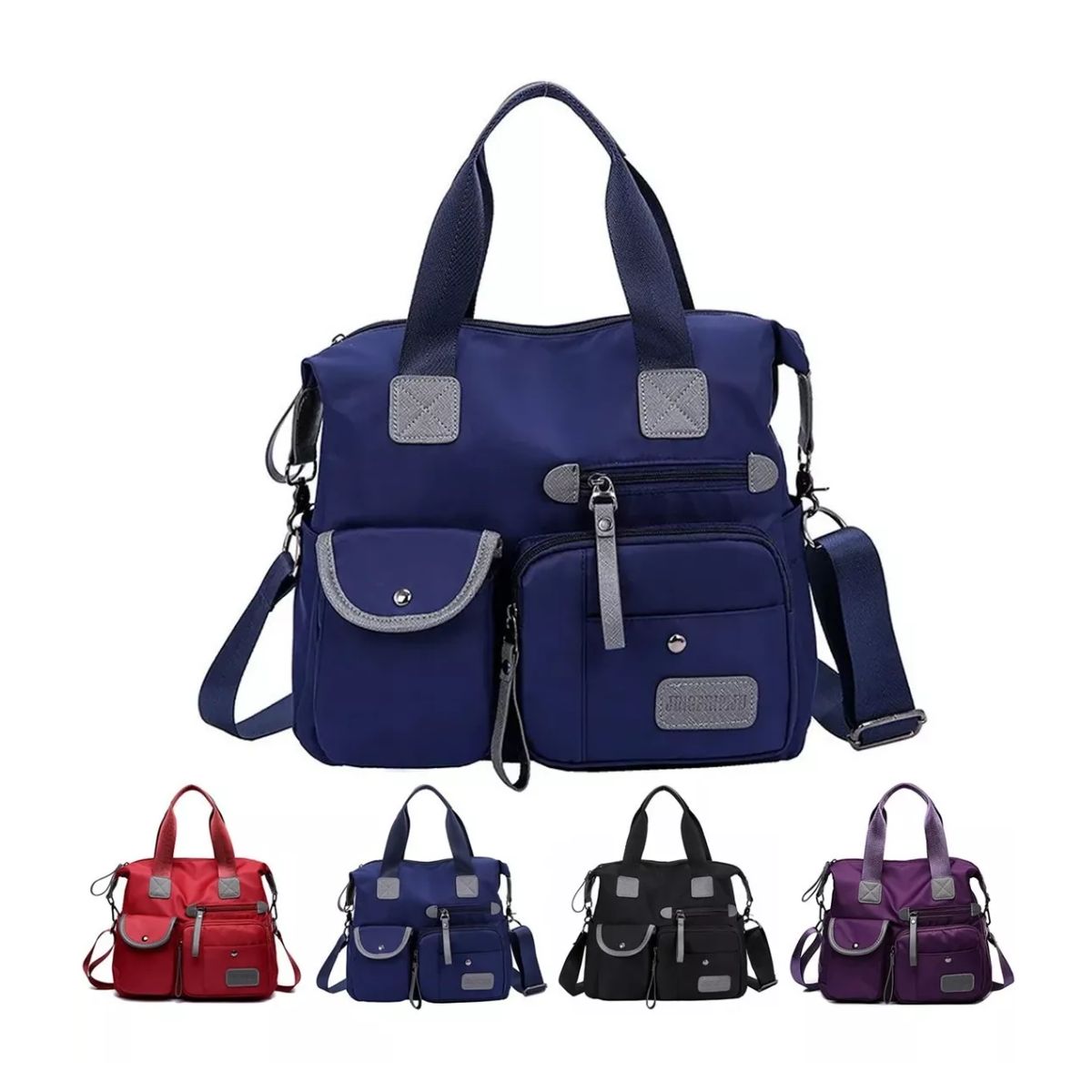 Bolso multifuncional impermeable mujer Azul Marino