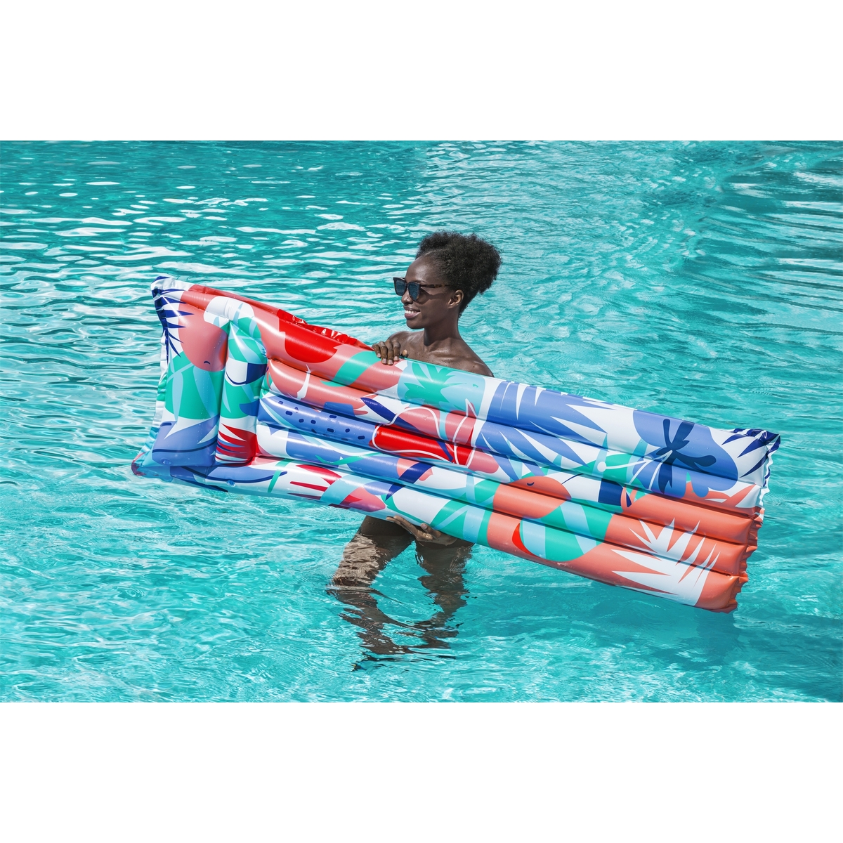 Cama Inflable adulto decorada figuras 3 modelos 183 centimetros x 69 centimetros  (72x27pulgadas) bolsa (1)