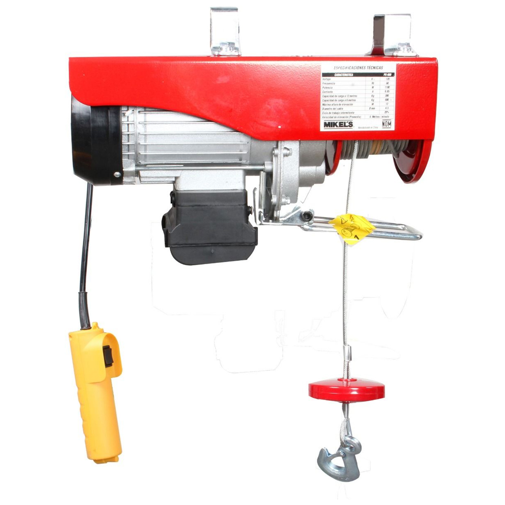 Polipasto Eléctrico Industrial Elevación Carga 600 kg Mikels