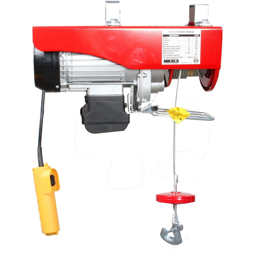 Polipasto Eléctrico Industrial Elevación Carga 600 kg Mikels