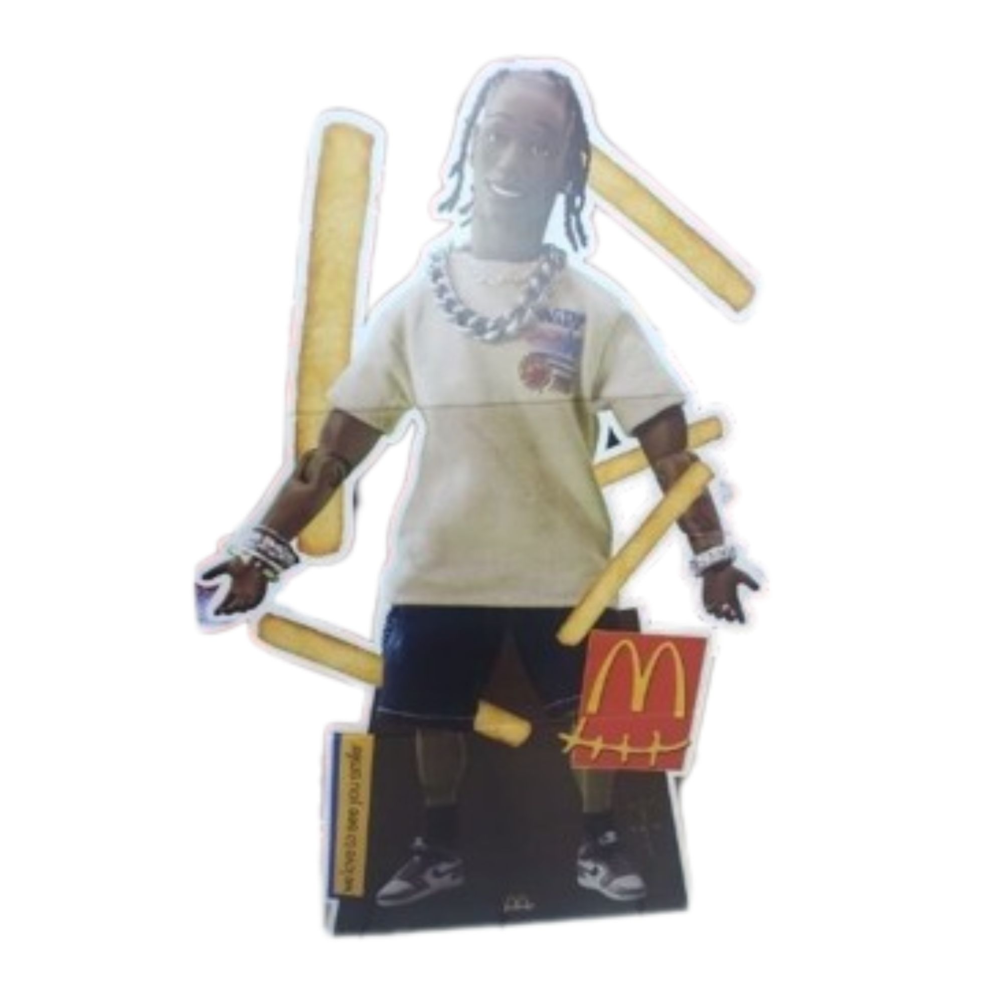 Travis Scott Cactus Jack Figura Carton Mc Donald's - Coleccionable