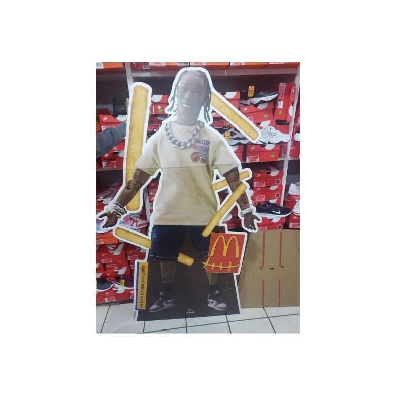 Travis Scott Cactus Jack Figura Carton Mc Donald's - Coleccionable