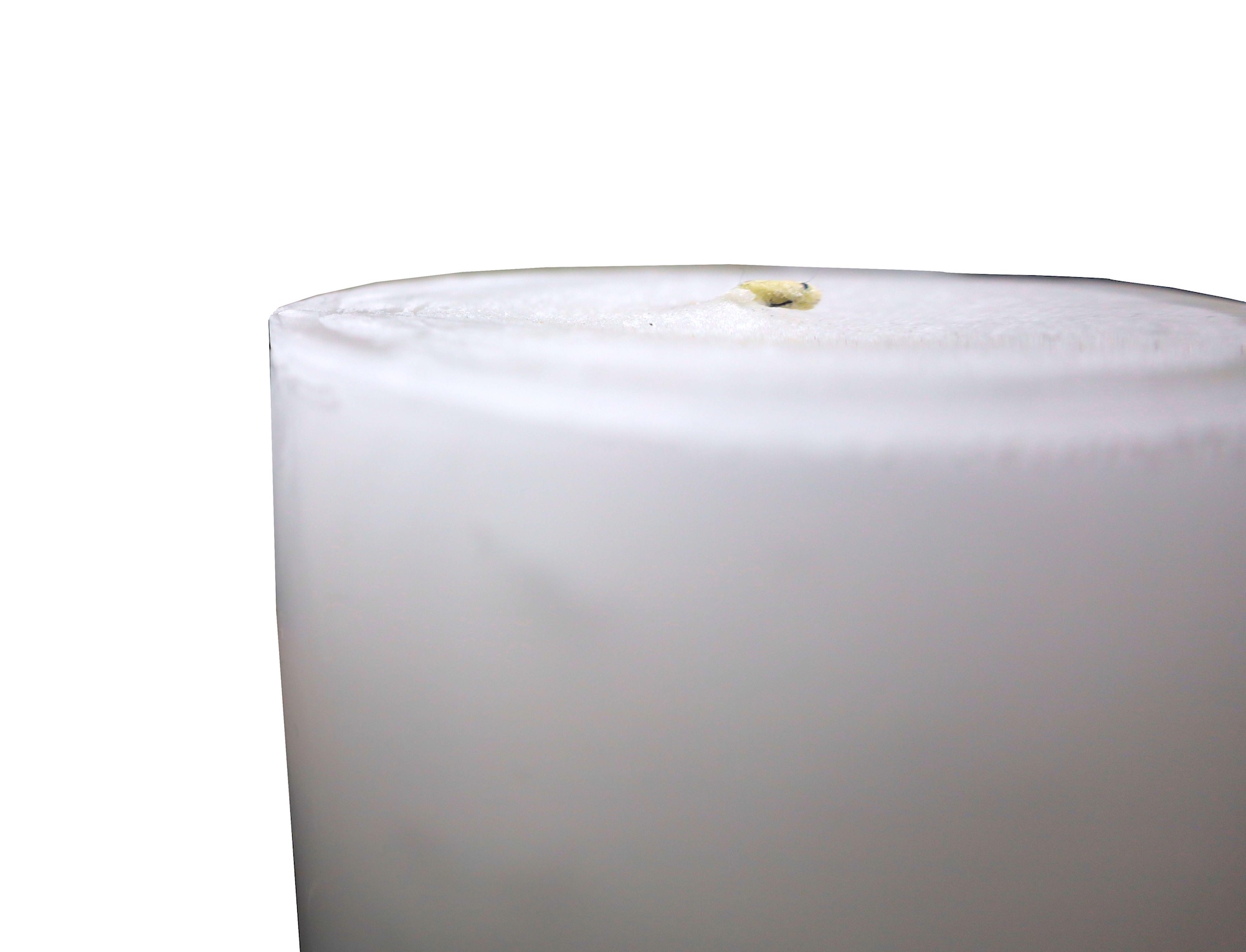 Vela Energética El Bazar Store color Blanco, Limpieza y armonía.