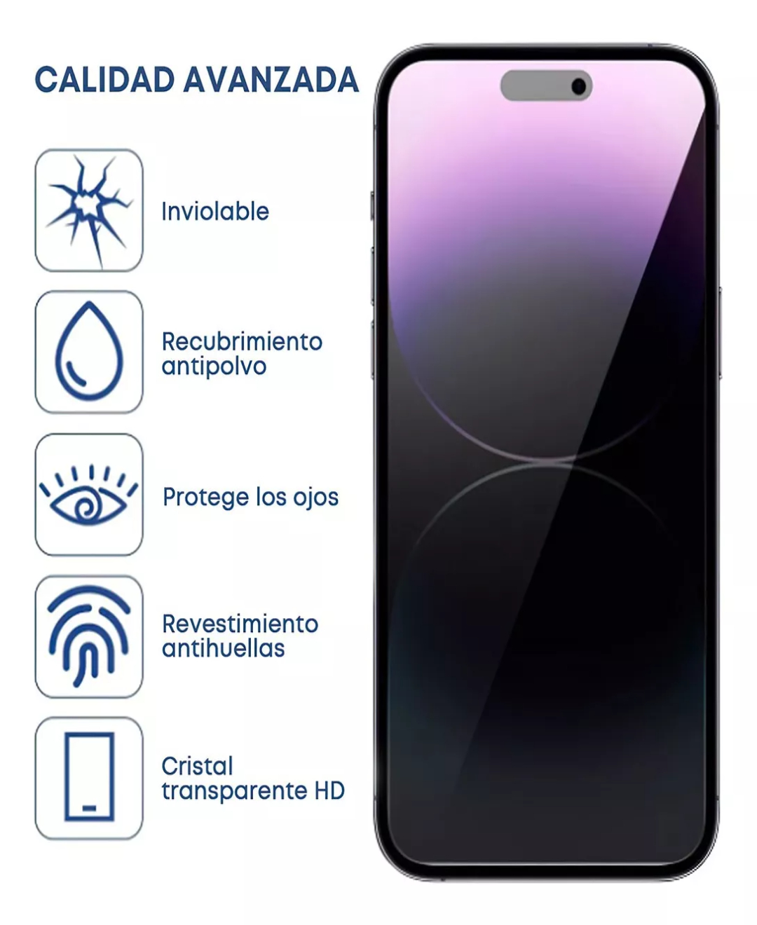 2 Piezas Mica Cristal Templado 9d Para iPhone Marcas Agregar a favoritos 4.5 Calificación 4.5 de 5 (2216)