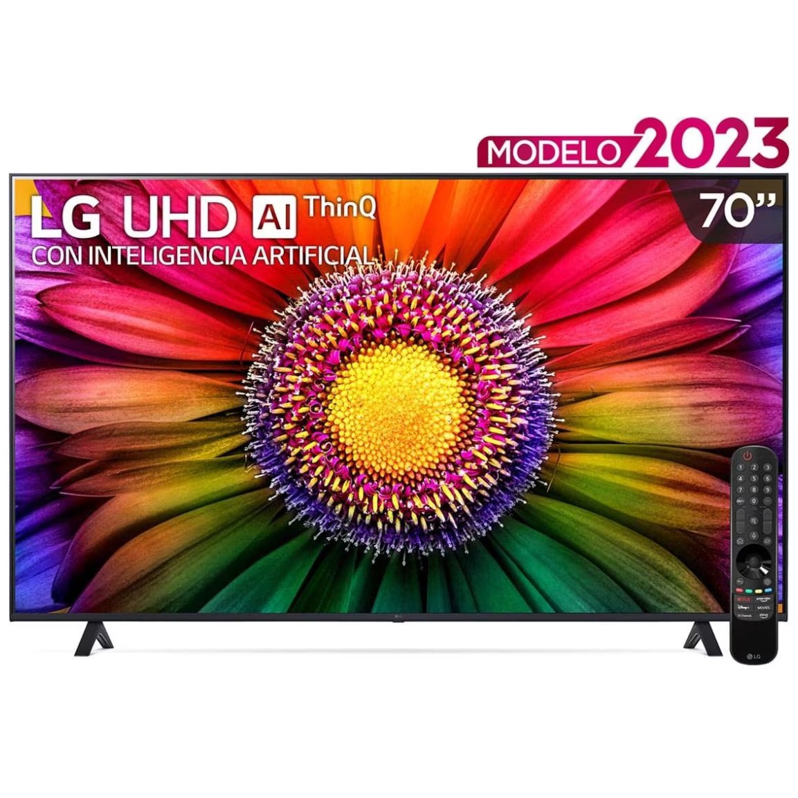 Pantalla Smart TV LG LED de 70 pulgadas 4K/UHD 70UR8750PSA