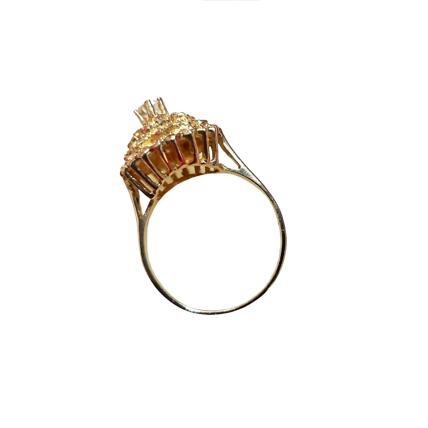 Anillo Oro 10kilates Pi a Swarovski