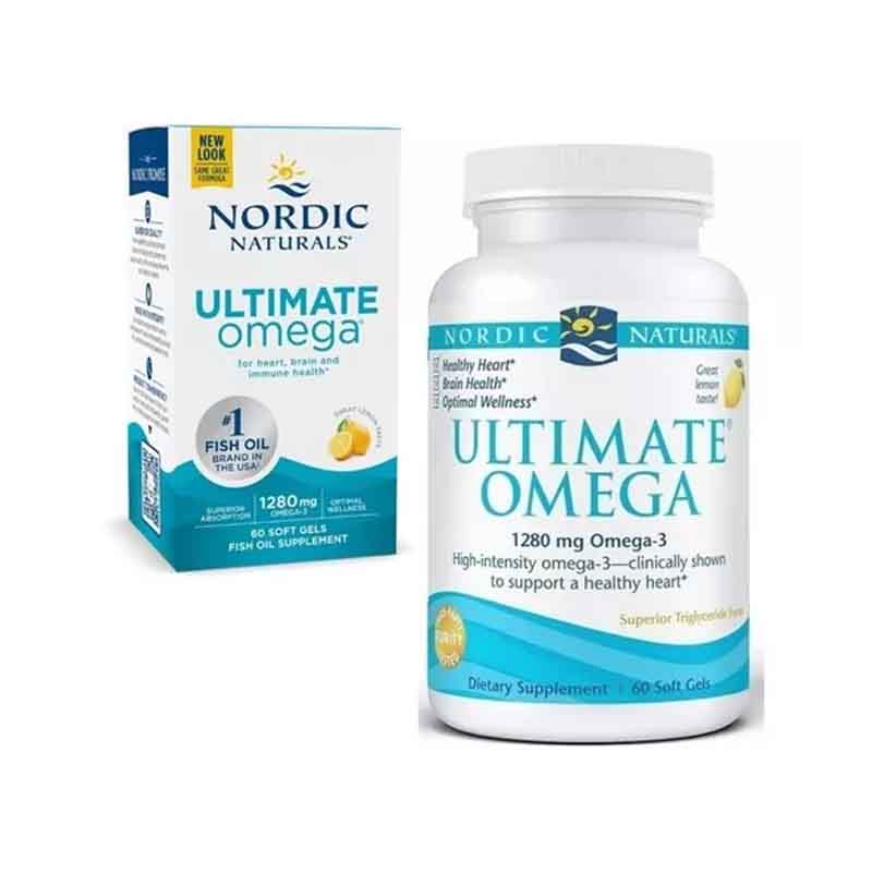 Ultimate Omega 3 12880mg Nordic Naturals 60 capsulas + Epa + Dha 