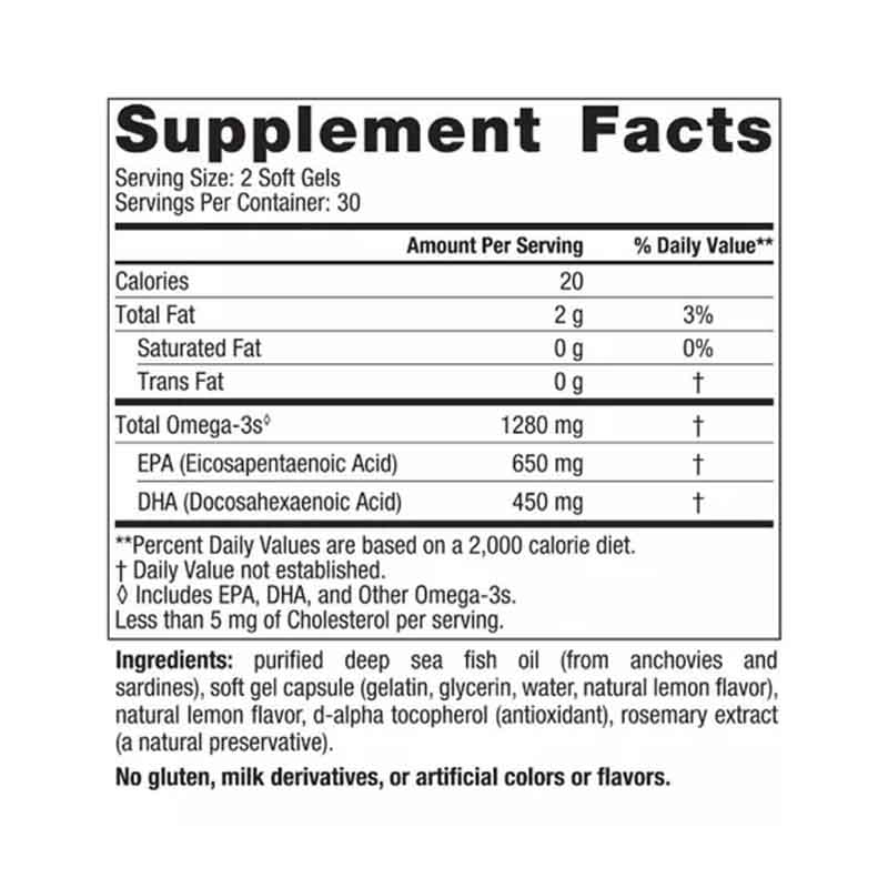 Ultimate Omega 3 12880mg Nordic Naturals 60 capsulas + Epa + Dha 