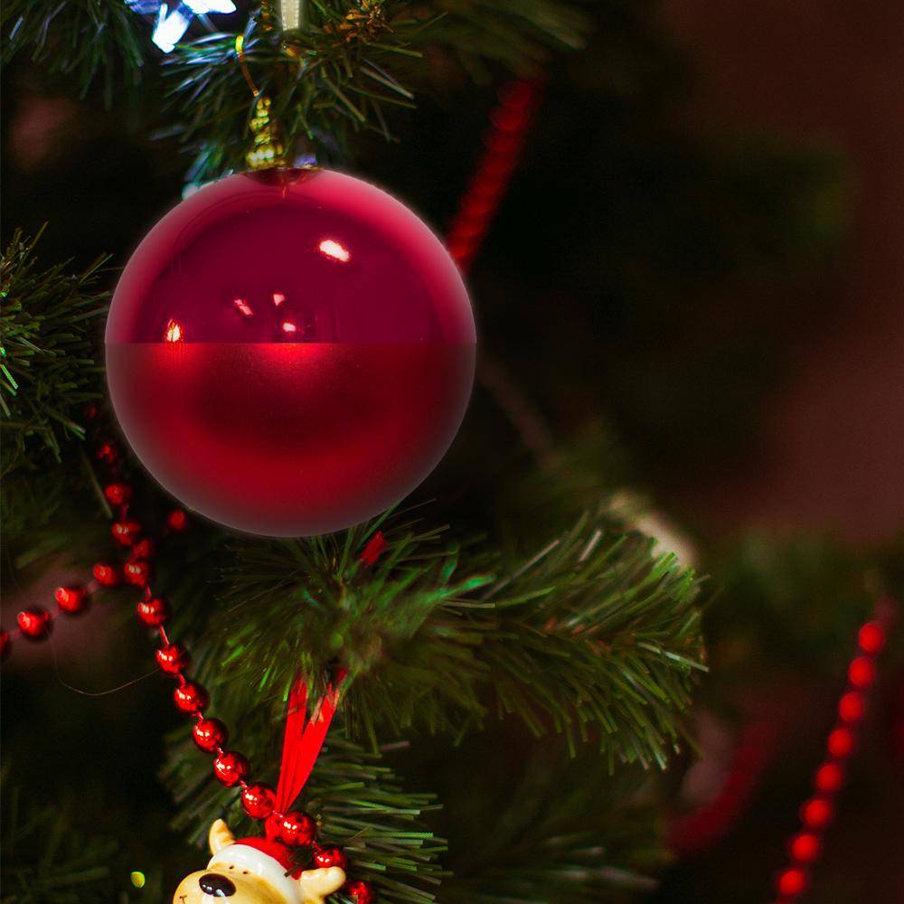 Esferas Navideñas De plástico 30 Piezas 7 Cm Decoración Colgante