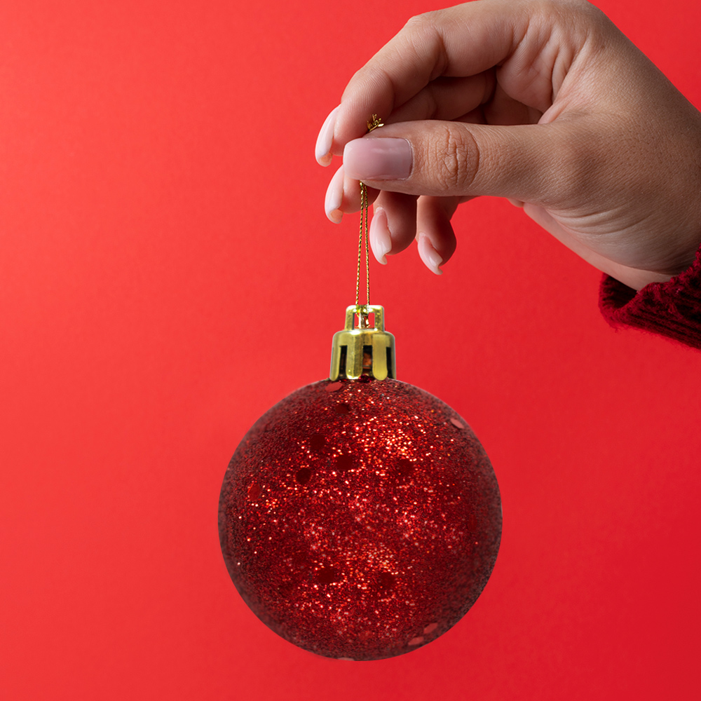 Esferas Navideñas De plástico 30 Piezas 7 Cm Decoración Colgante