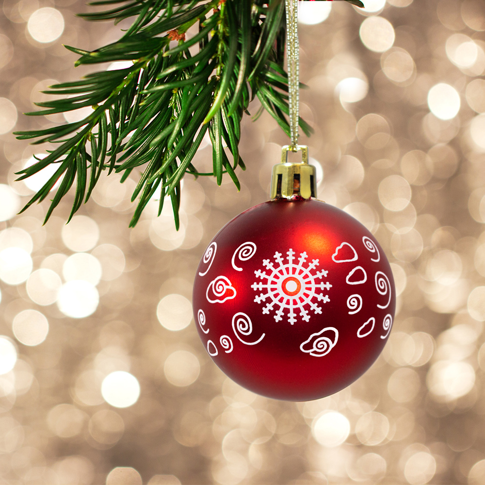 Esferas Navideñas De plástico 30 Piezas 7 Cm Decoración Colgante