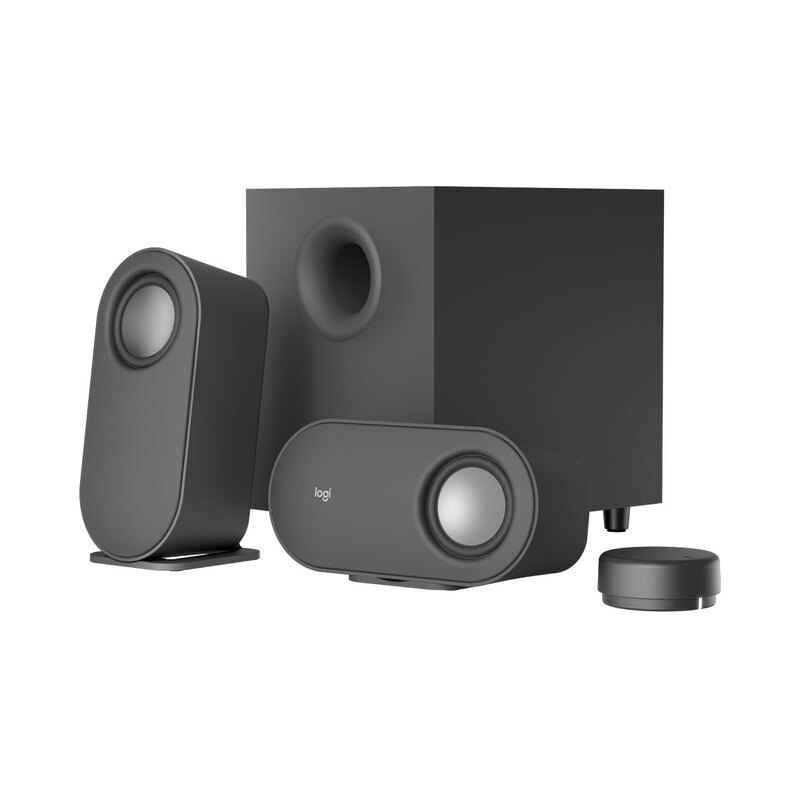 Bocinas Bluetooth Logitech Z407 Subwoofer, Sonido inmersivo, Audio Premium, Altavoces USB - Negro
