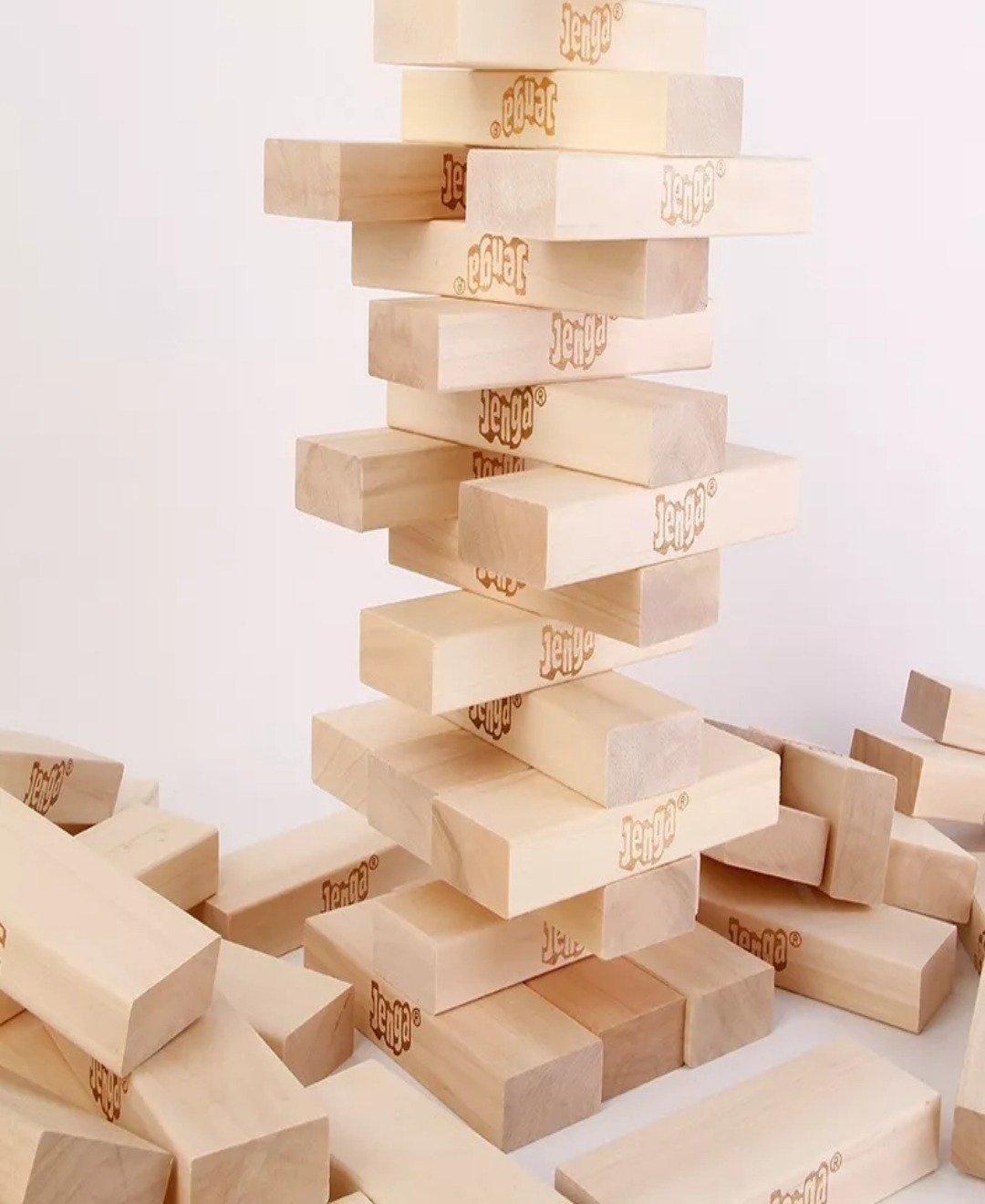 Juego De Jenga Clásico De Bloques De Madera