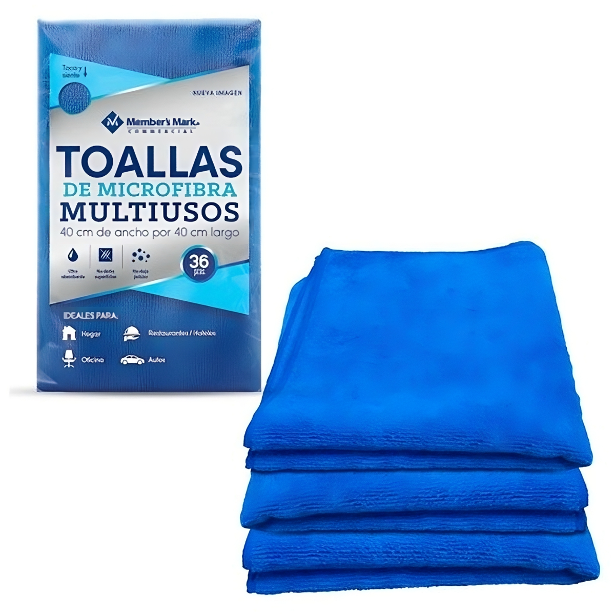 Toallas de Microfibra Member's Mark 36 pzas