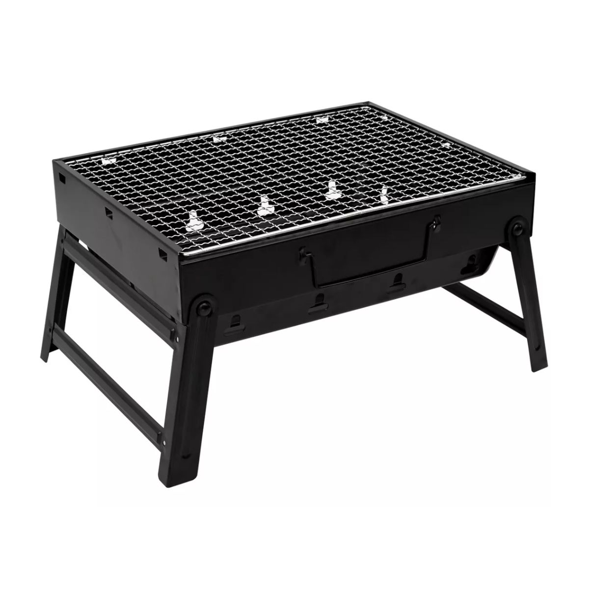 Mini parrilla de carbon plegable