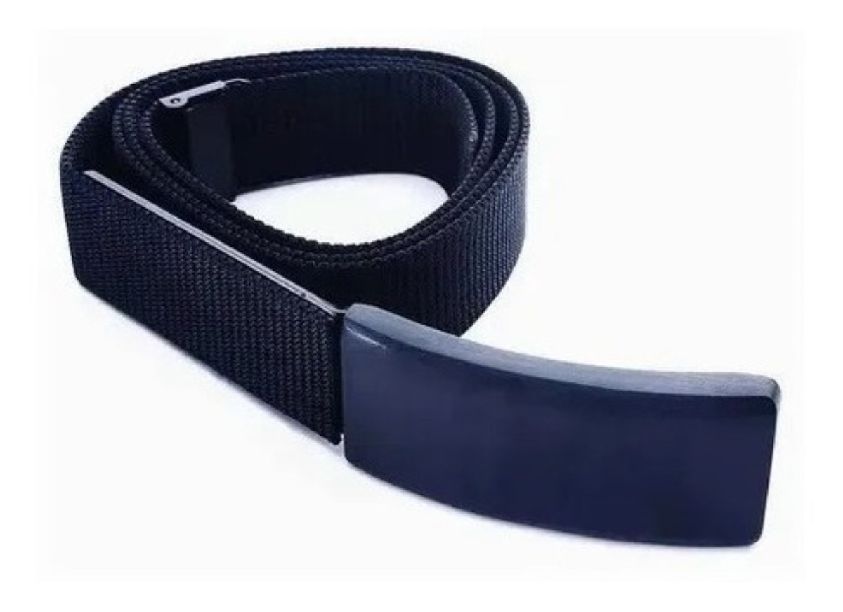 Cinturon Tactico Cuchillo Oculto Daga Sobre Hebilla Defensa Negro