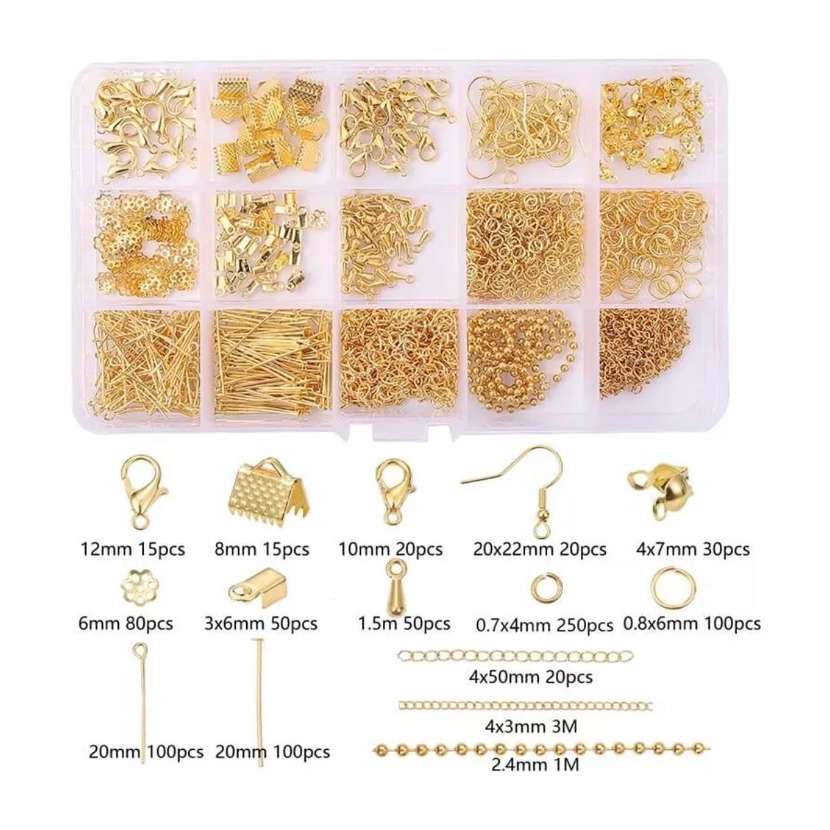 Kit De Bisutería Para Hacer Aretes, Joyas