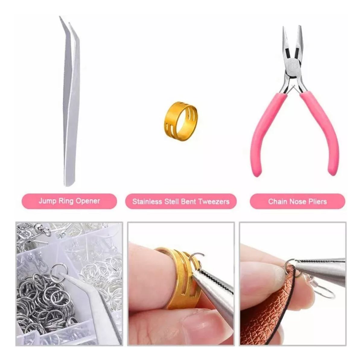 Kit De Bisutería Para Hacer Aretes, Joyas