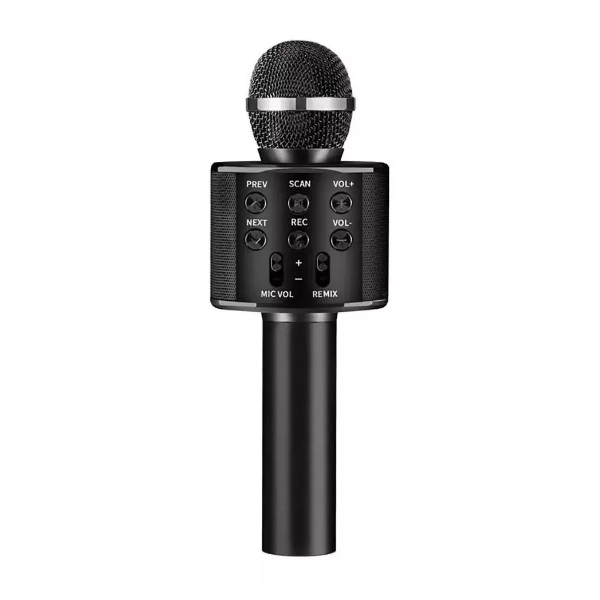 Micrófono inalámbrico con Bocina Bluetooth Negro