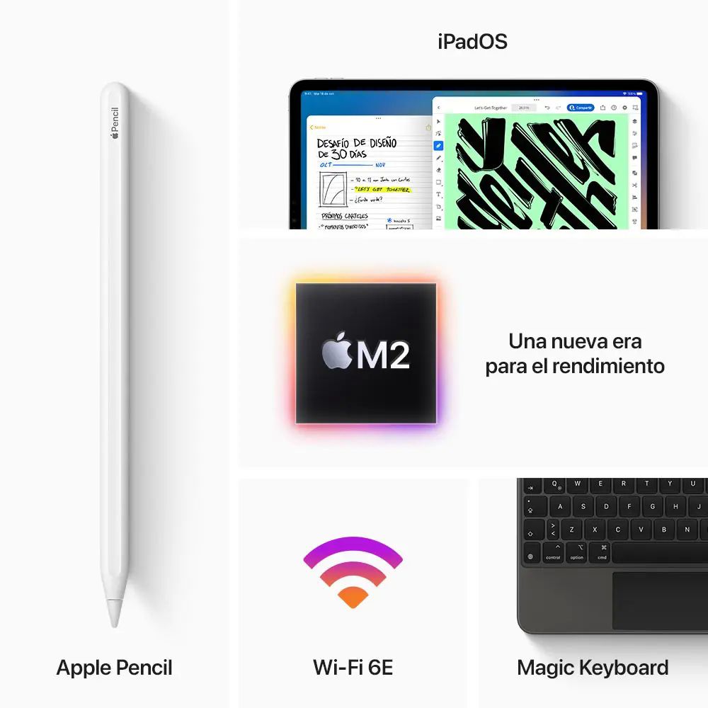 Apple iPad Pro 12.9 128 Gb Wi-Fi Gris Espacial