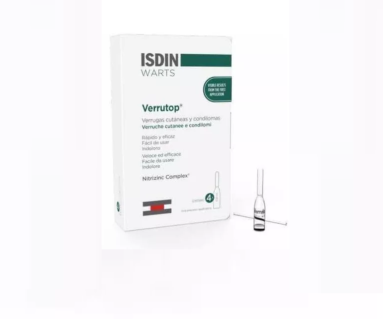 Isdin Verrutop 4 Ampolletas