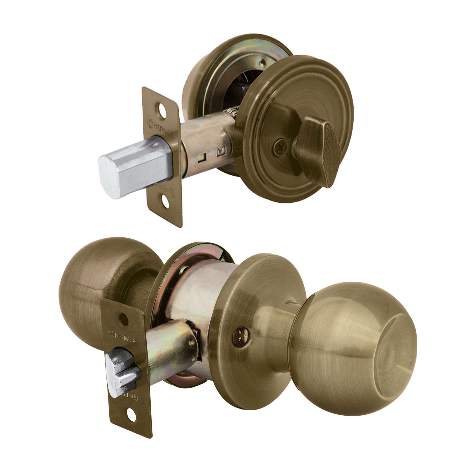 JUEGOS DE POMO Y CERROJO LLAVE MARIPOSA 23617