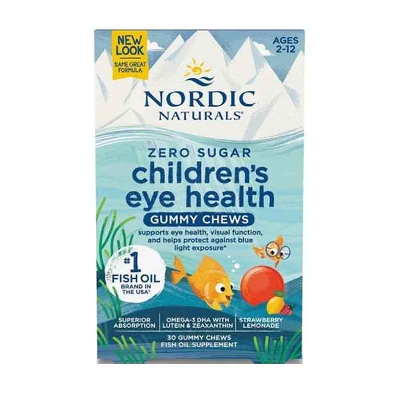 Omega 3 Nordic Naturals 600mg Niños Gomitas sabor Fresa Salud Ocular Niños