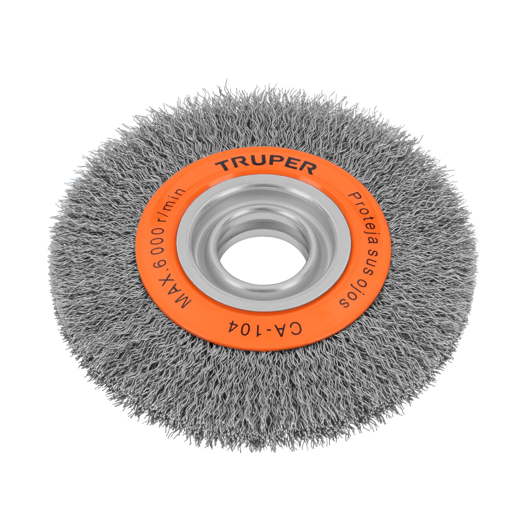 CARDA ALAMBRE ONDULADO 6" X 3/4" PARA ESMERIL, TRUPER 11520