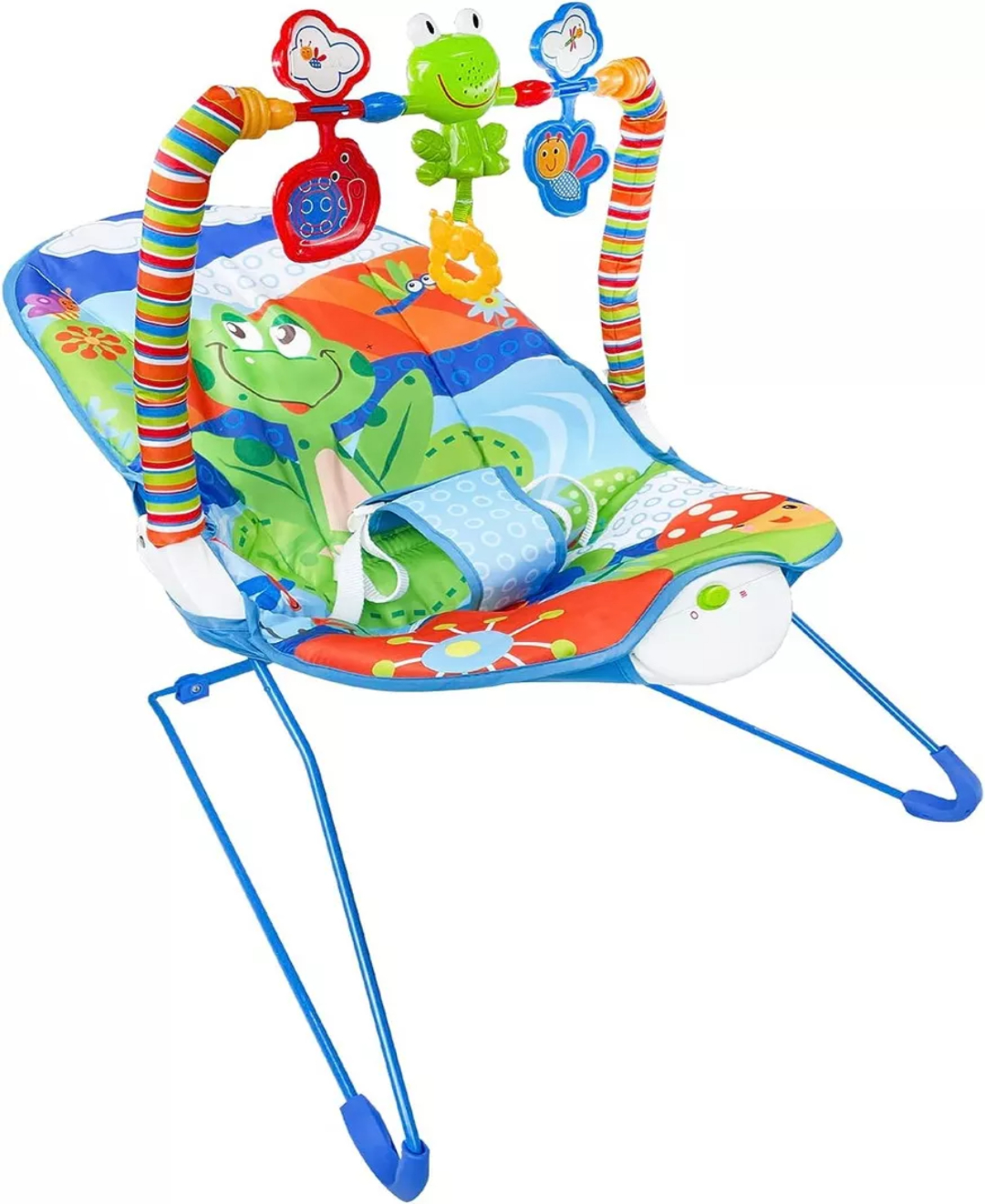 Silla mecedora para bebé Tiibaby Cartoon deluxe azul