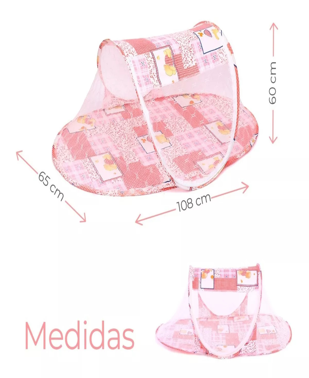 Cuna Moises Plegable Portátil Mosquitero Para Bebe Niños