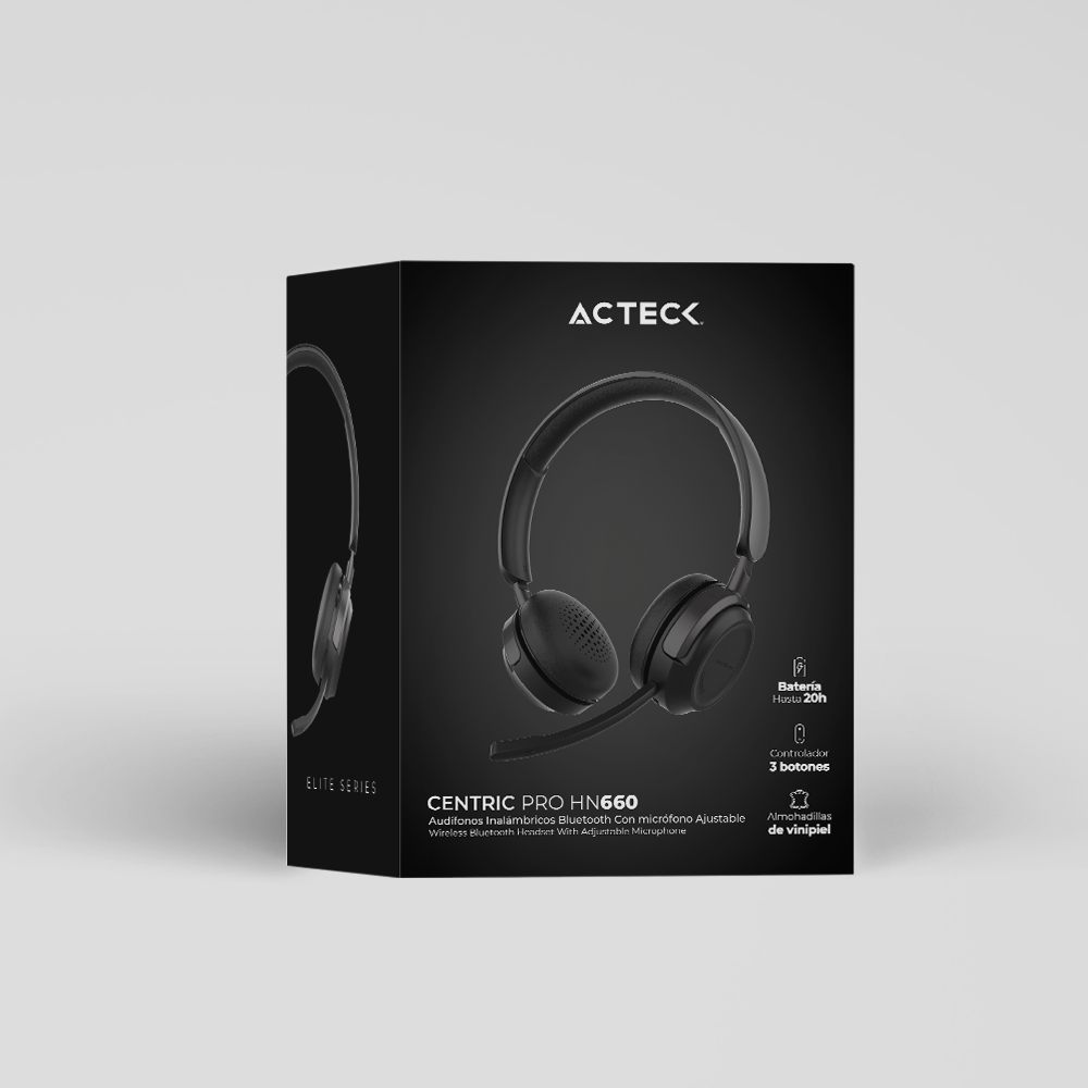 Audifonos Para Negocios  Call Center Bluetooth  Mic Acteck