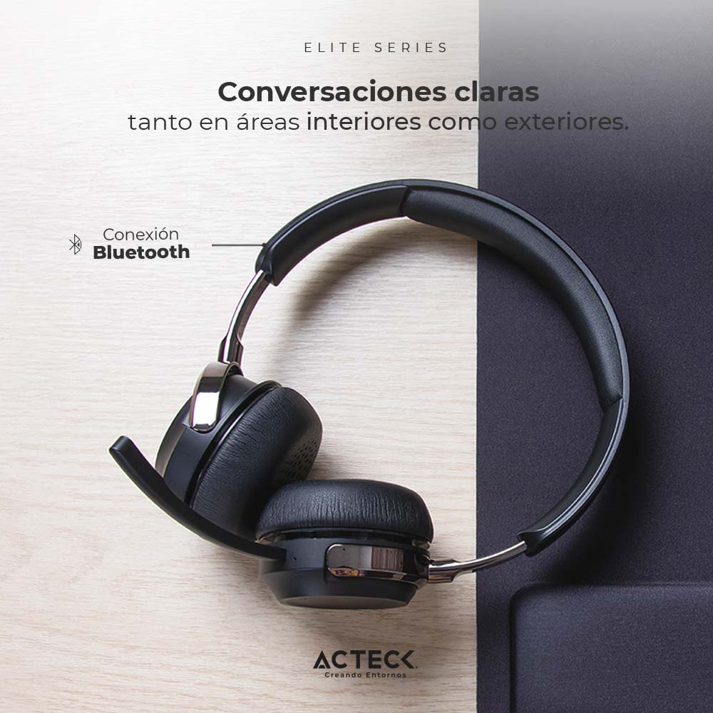 Audifonos Para Negocios  Call Center Bluetooth  Mic Acteck