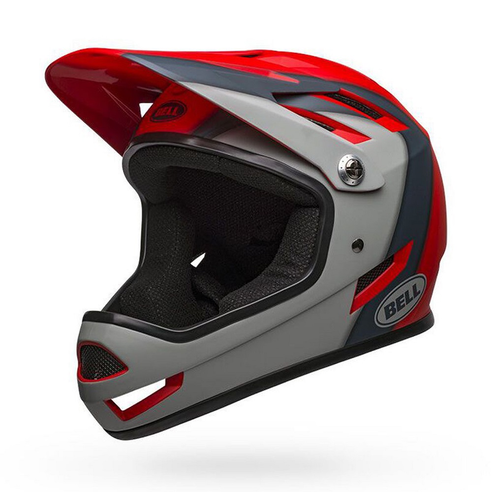 Casco BELL Montaña SANCTION Full-Face Negro/Rojo Talla:L (58-62cm)