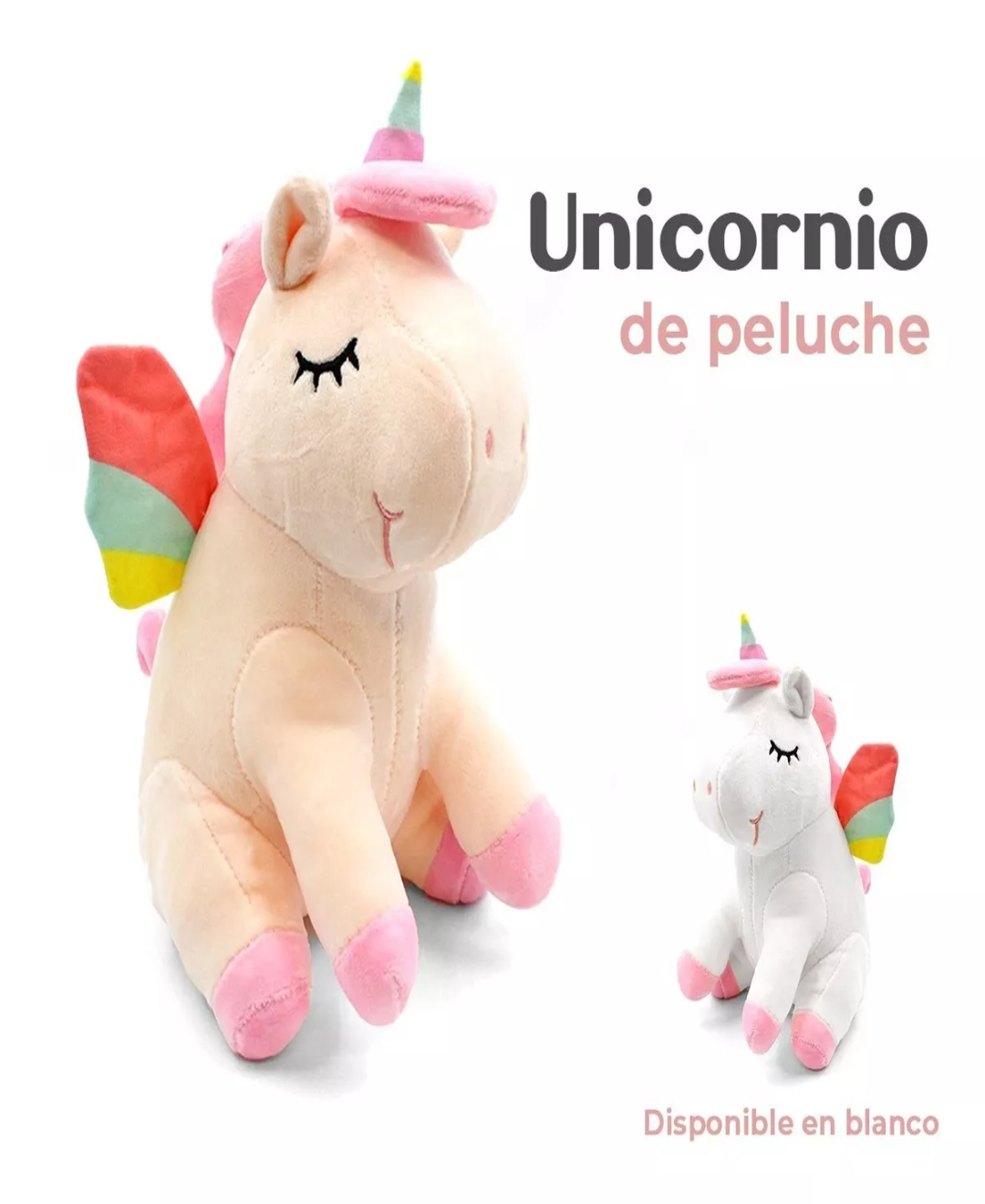 Juguete Peluche Unicornio Para Niña Infantil Tipo Kawaii.