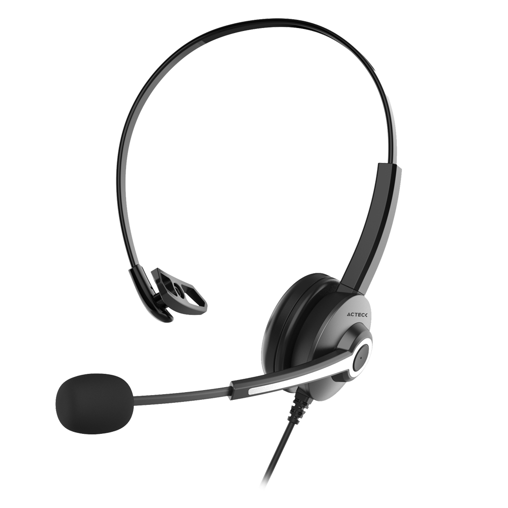 Audifonos On Ear Para Negocios Call Center Usb A control volumen Acteck