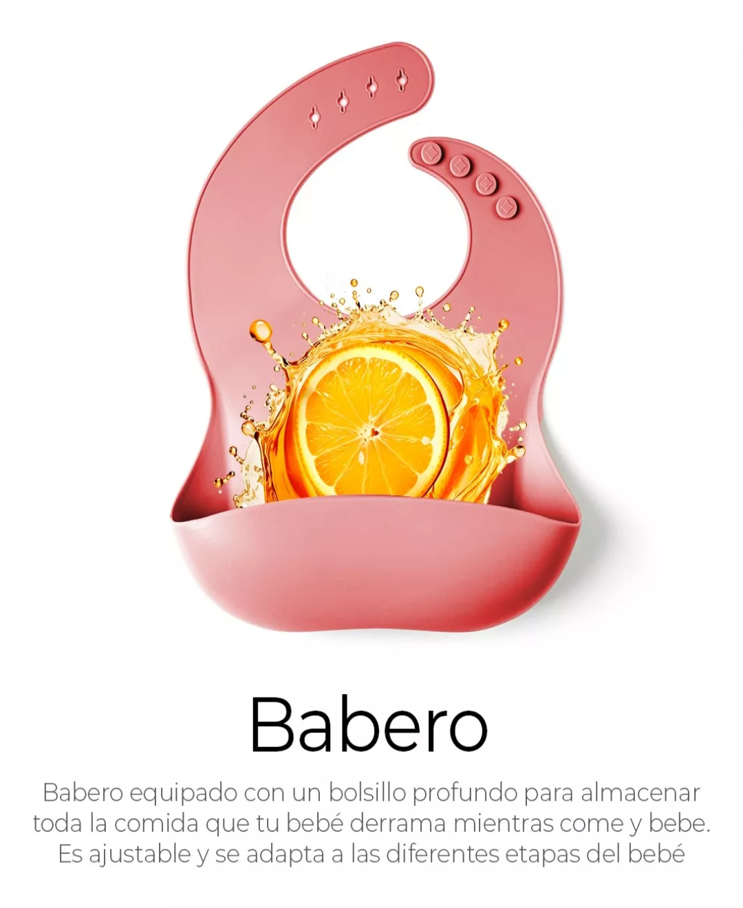 Set De Cubiertos Para Bebés Silicona Plato Antideslizante