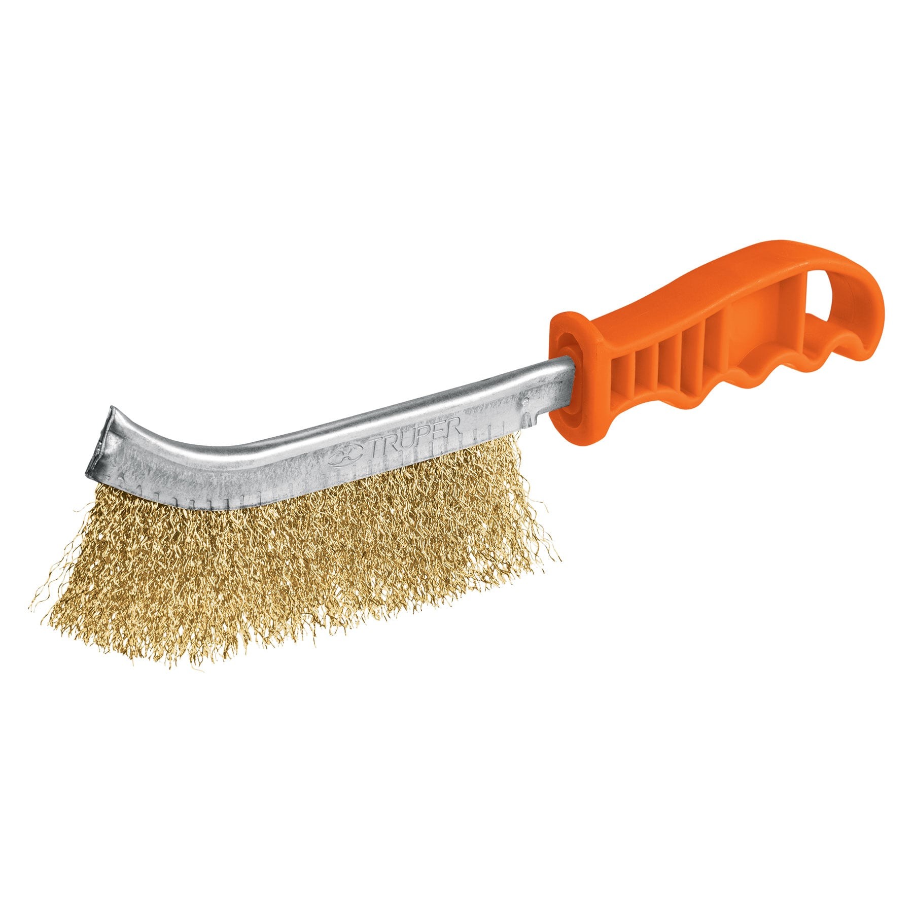 CEPILLO CURVO ANTI-CHISPA, ALAMBRE ONDULADO, TRUPER 11540