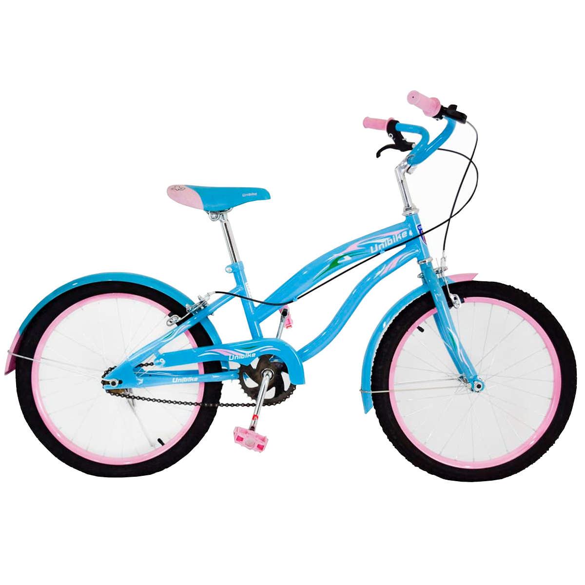 Bicicleta Unibike Babytek Llanta de Aire R20 Azul/Rosa