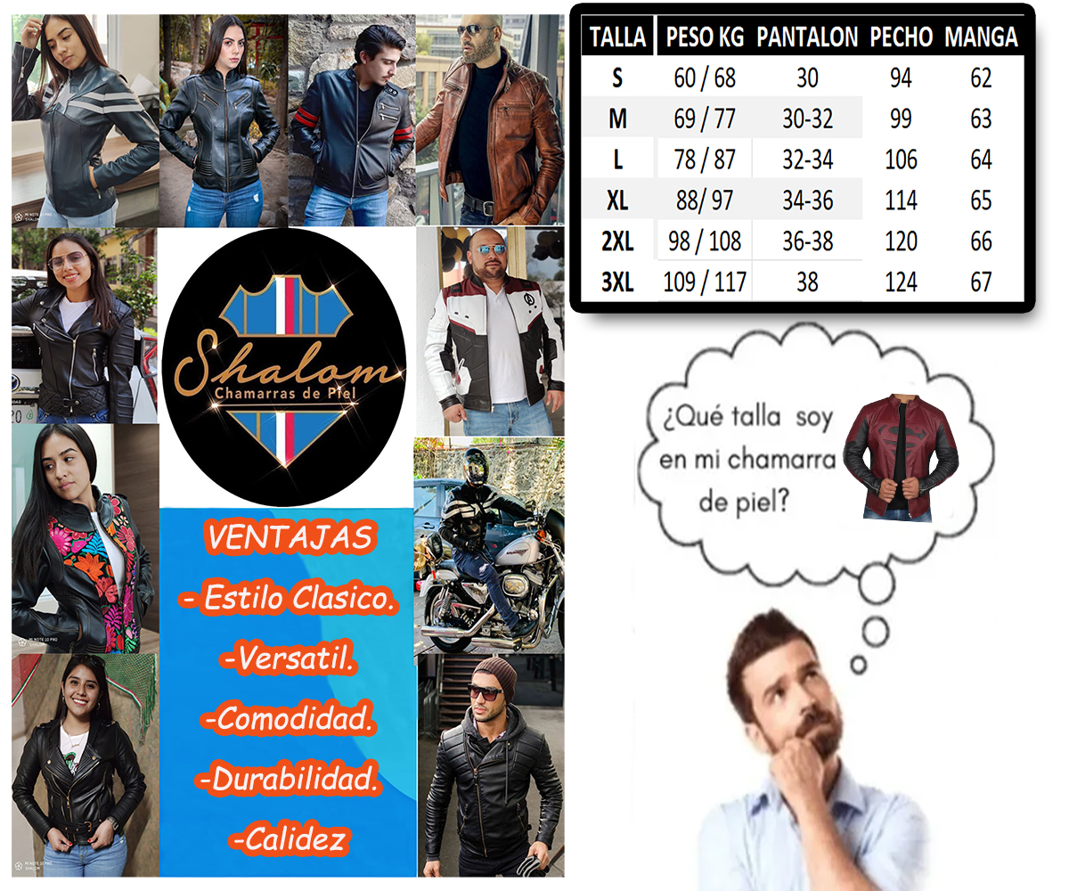 Chamarra de cuero Autentico casual Superman caballero incluye regalo un llavero de piel