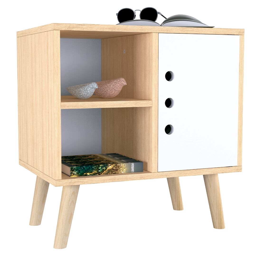 Base Jaco para cama matrimonial con 2 buros Kygo