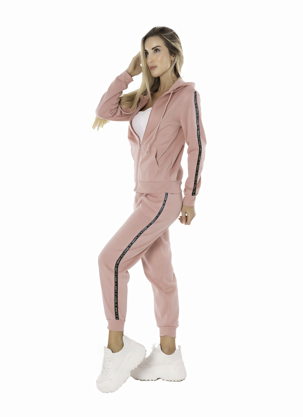 Conjunto Mujer Térmico Pant Y Sudadera Capucha Set De Pants