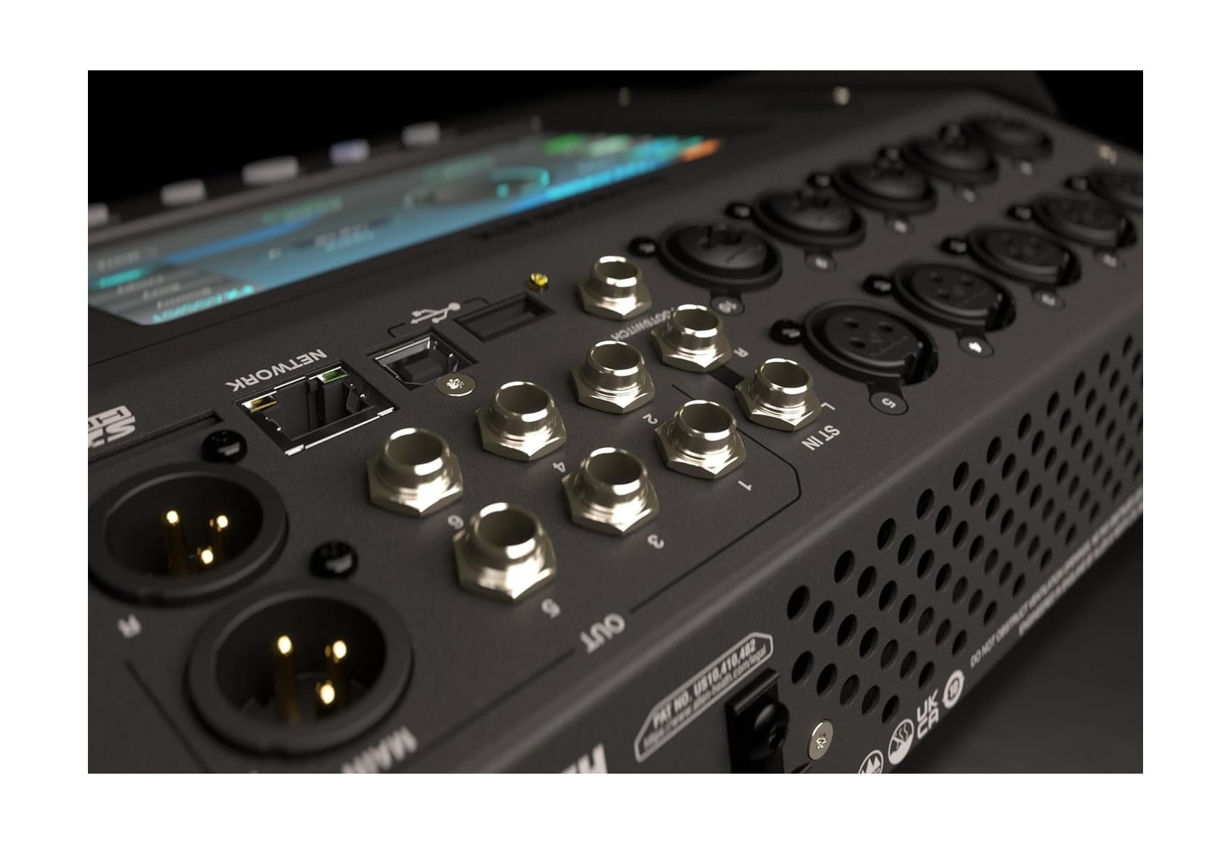 Mezcladora Digital ALLEN & HEATH CQ-12T 12 Ch/8 Salidas .