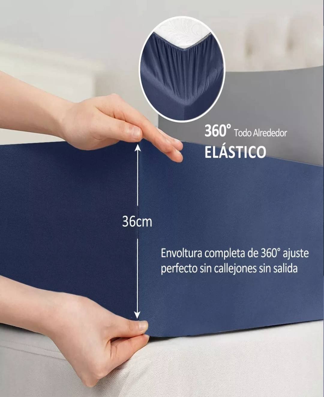 Juego De Sábanas Queen Size Ultra Suave 4piezas Anti-ácaros