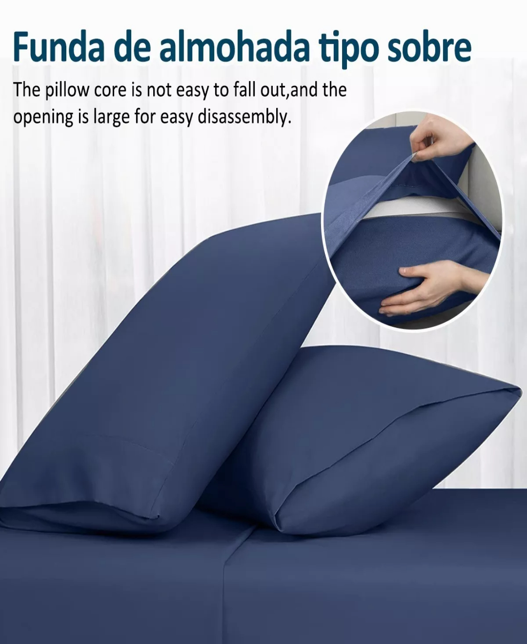 Juego De Sábanas Queen Size Ultra Suave 4piezas Anti-ácaros