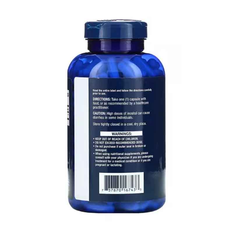 Inositol 1000mg Life Extension 360 capsulas Mejora Higado 